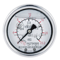 General seismic pressure gauge